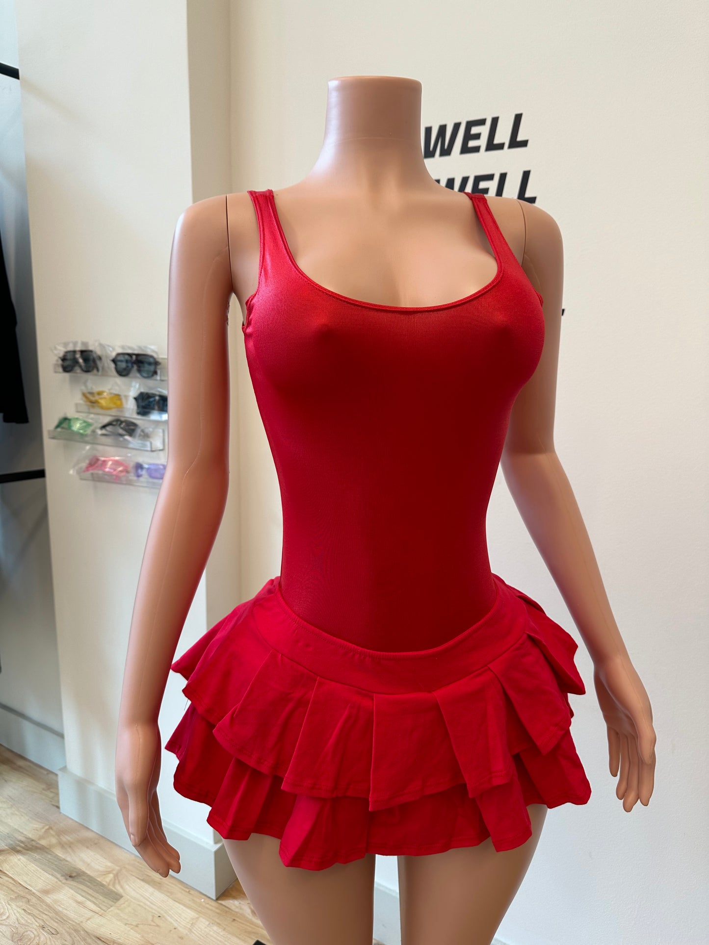 Lucy Ruffle Mini Skirt