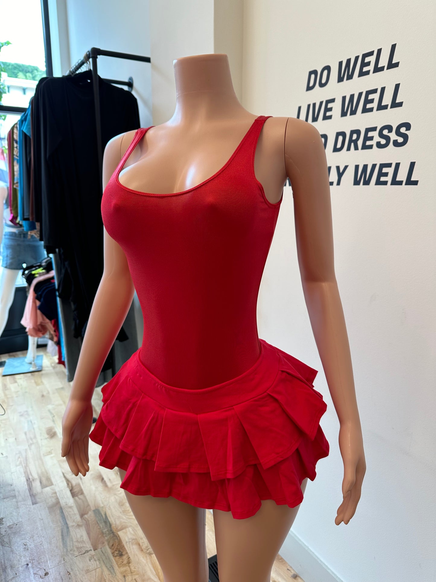 Lucy Ruffle Mini Skirt