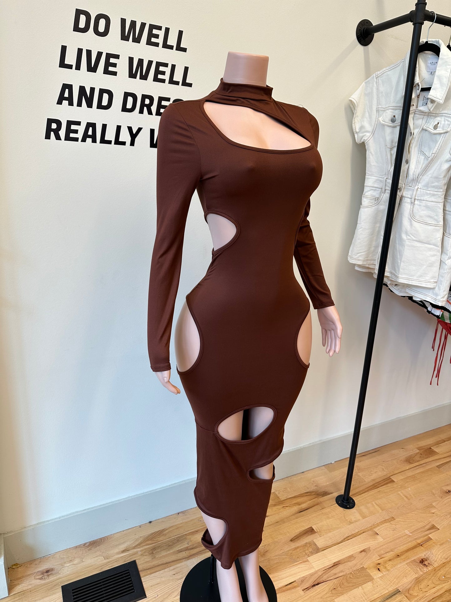Cut-Out Maxi Dress