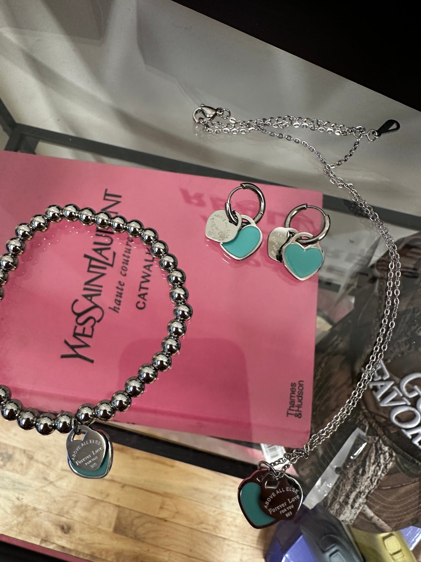 Tiff 3 Piece Set (Necklace, Bracelet, Earrings)