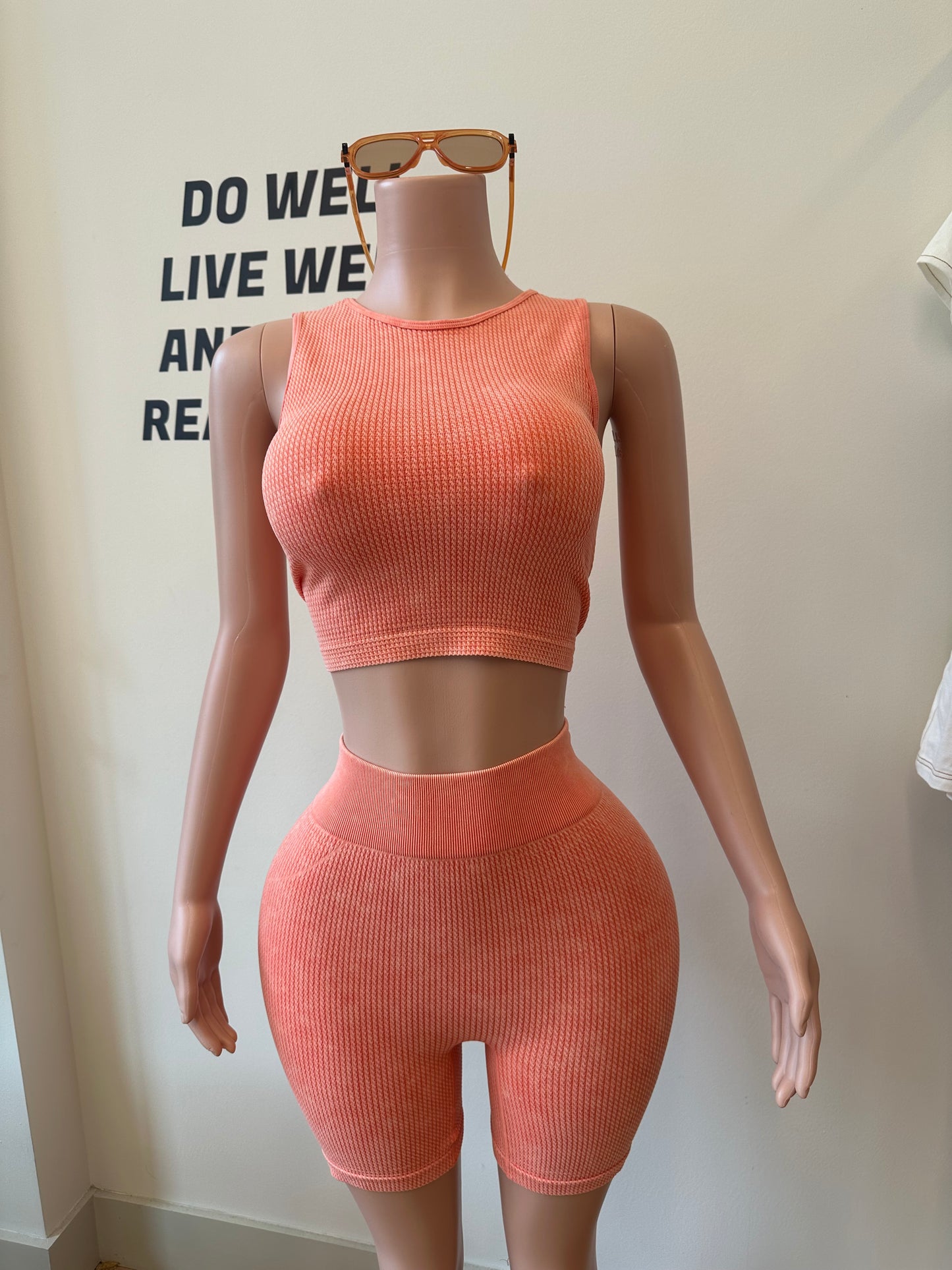 June Waffle Knit Set