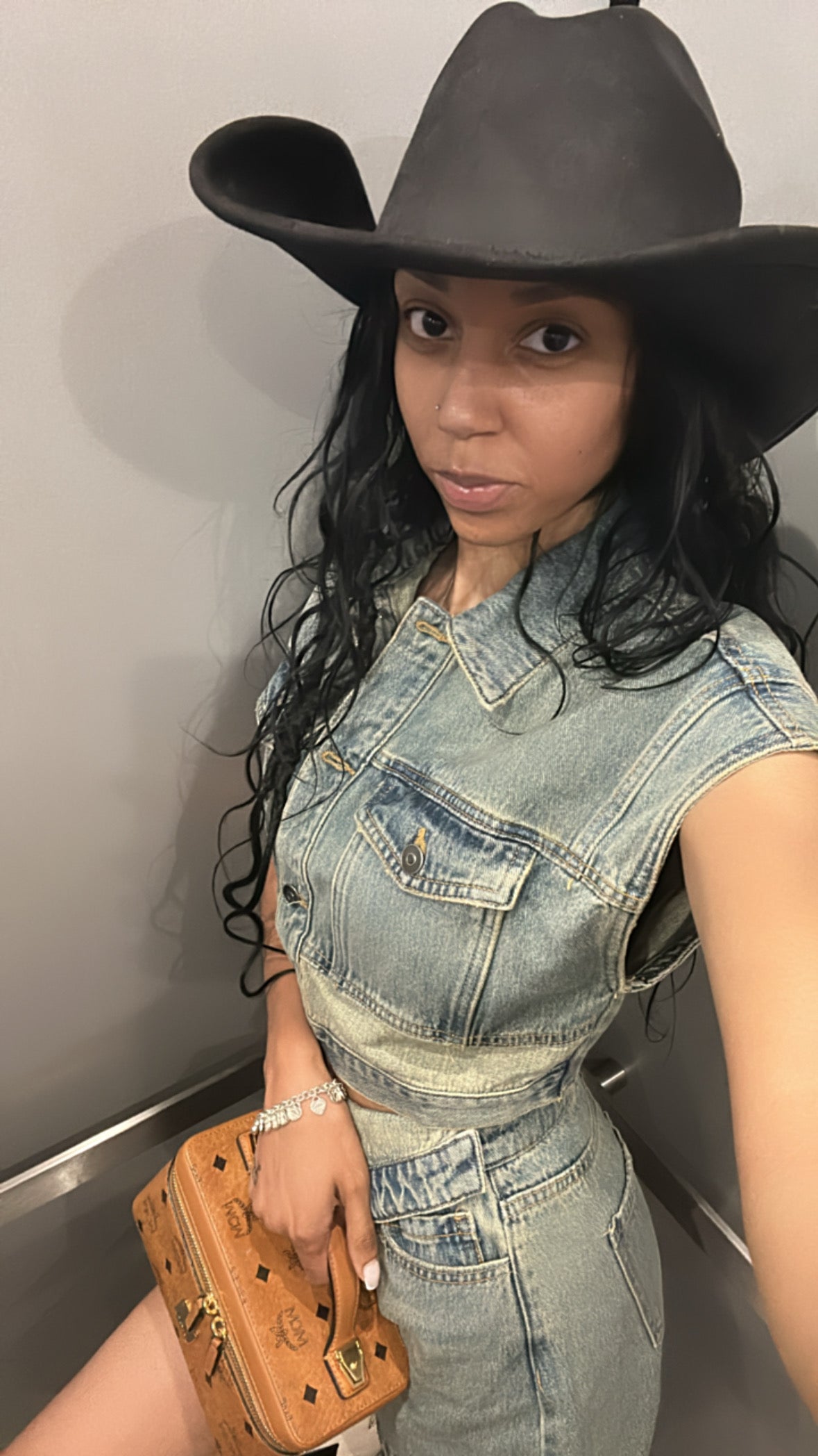 Denim set- Size XS