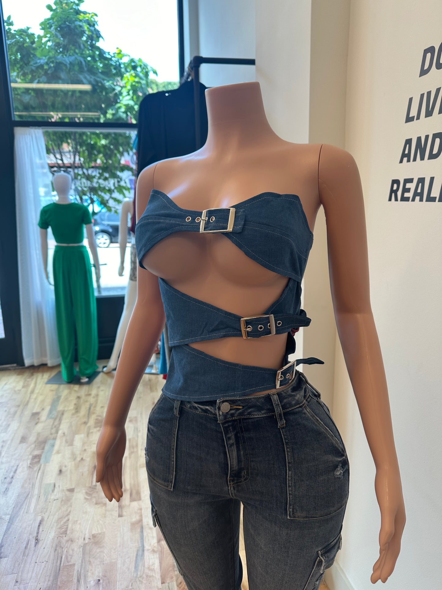 Devyn Denim Top