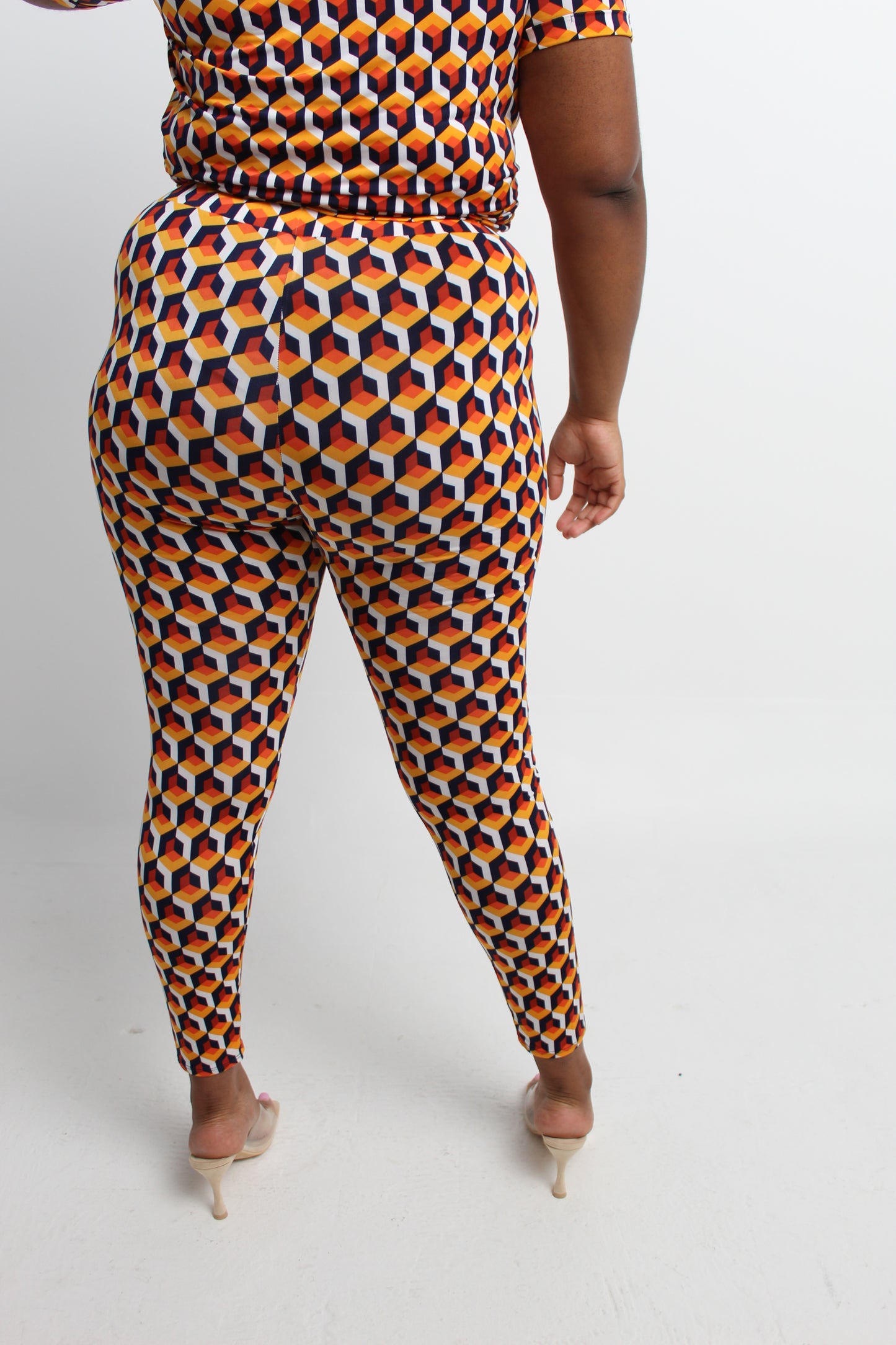 PLUS SIZE Orange Set
