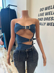 Devyn Denim Top
