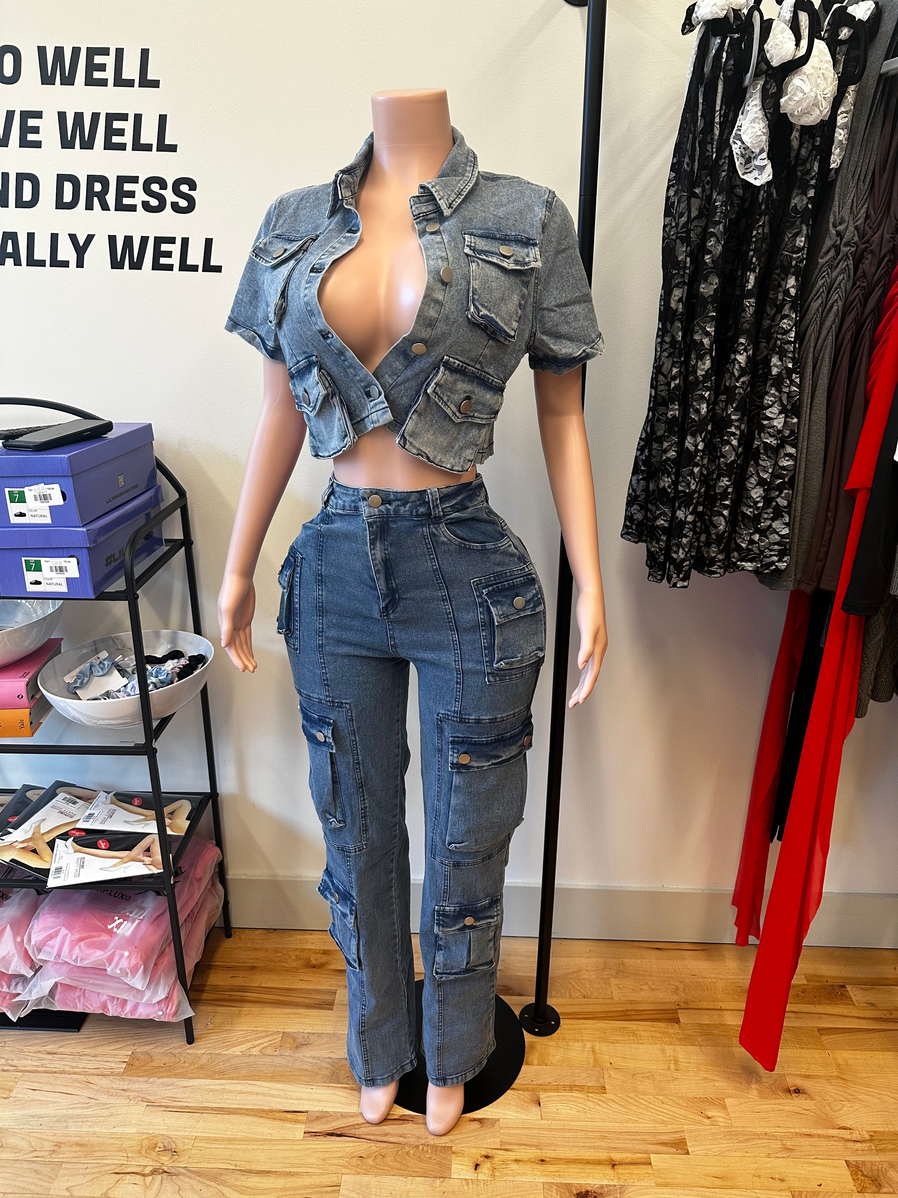 Drea Denim Set