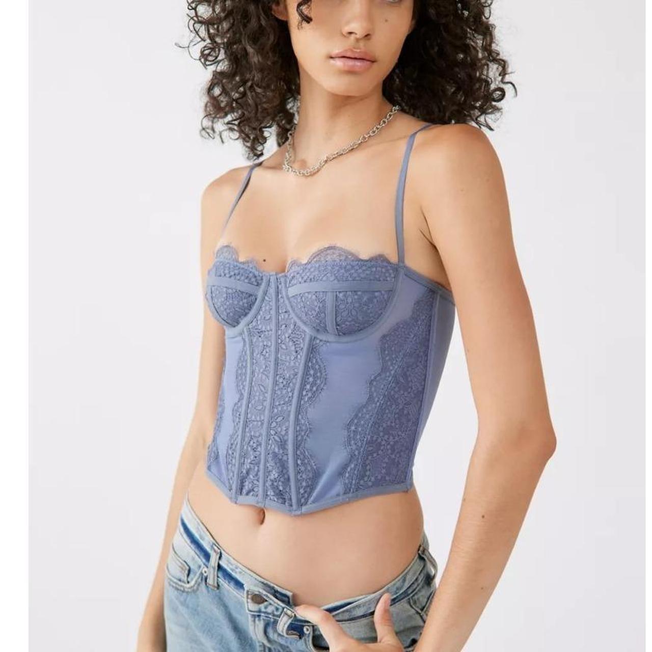 Blue Corset- Size Small