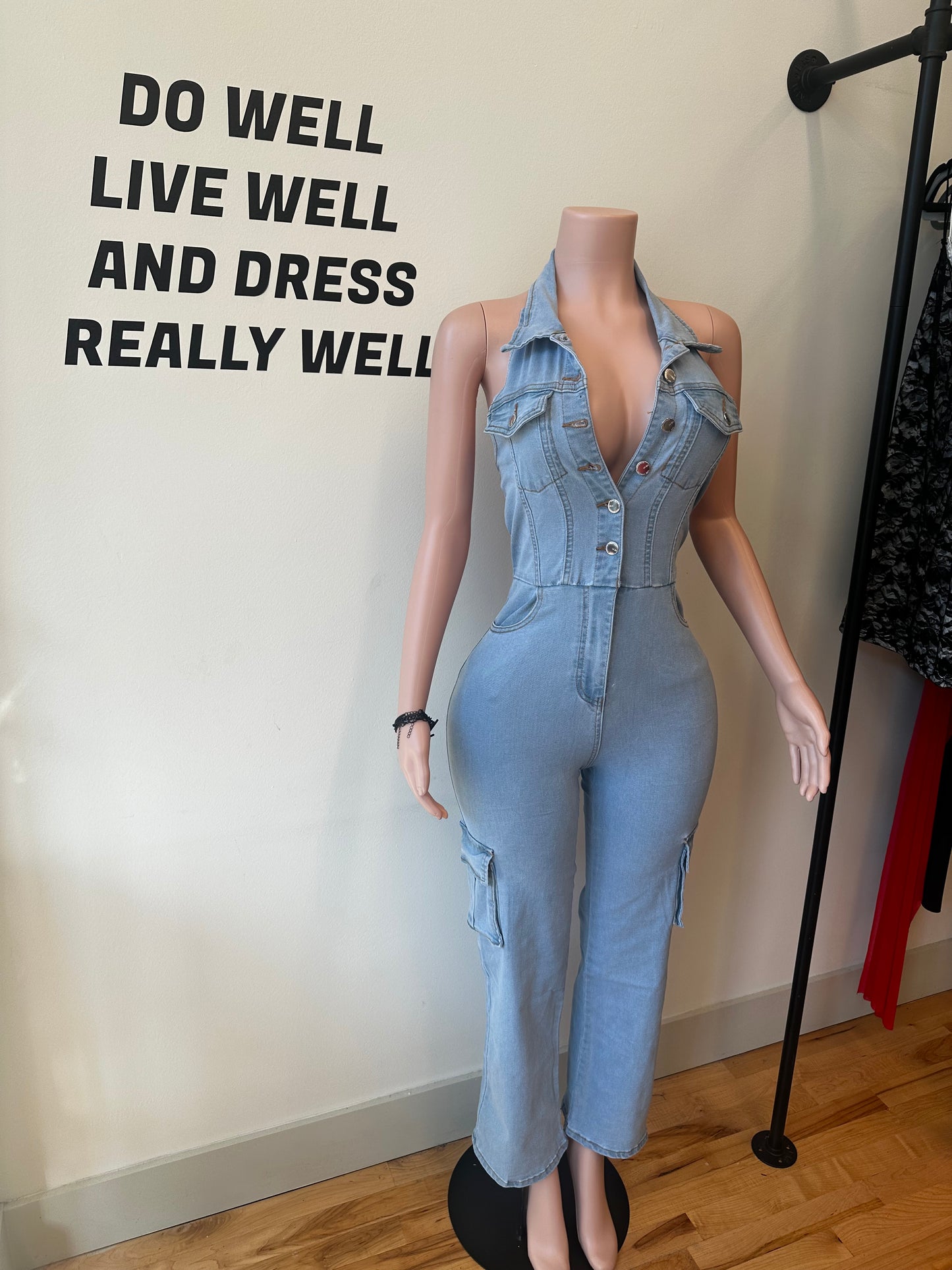 Nadia Denim Jumpsuit