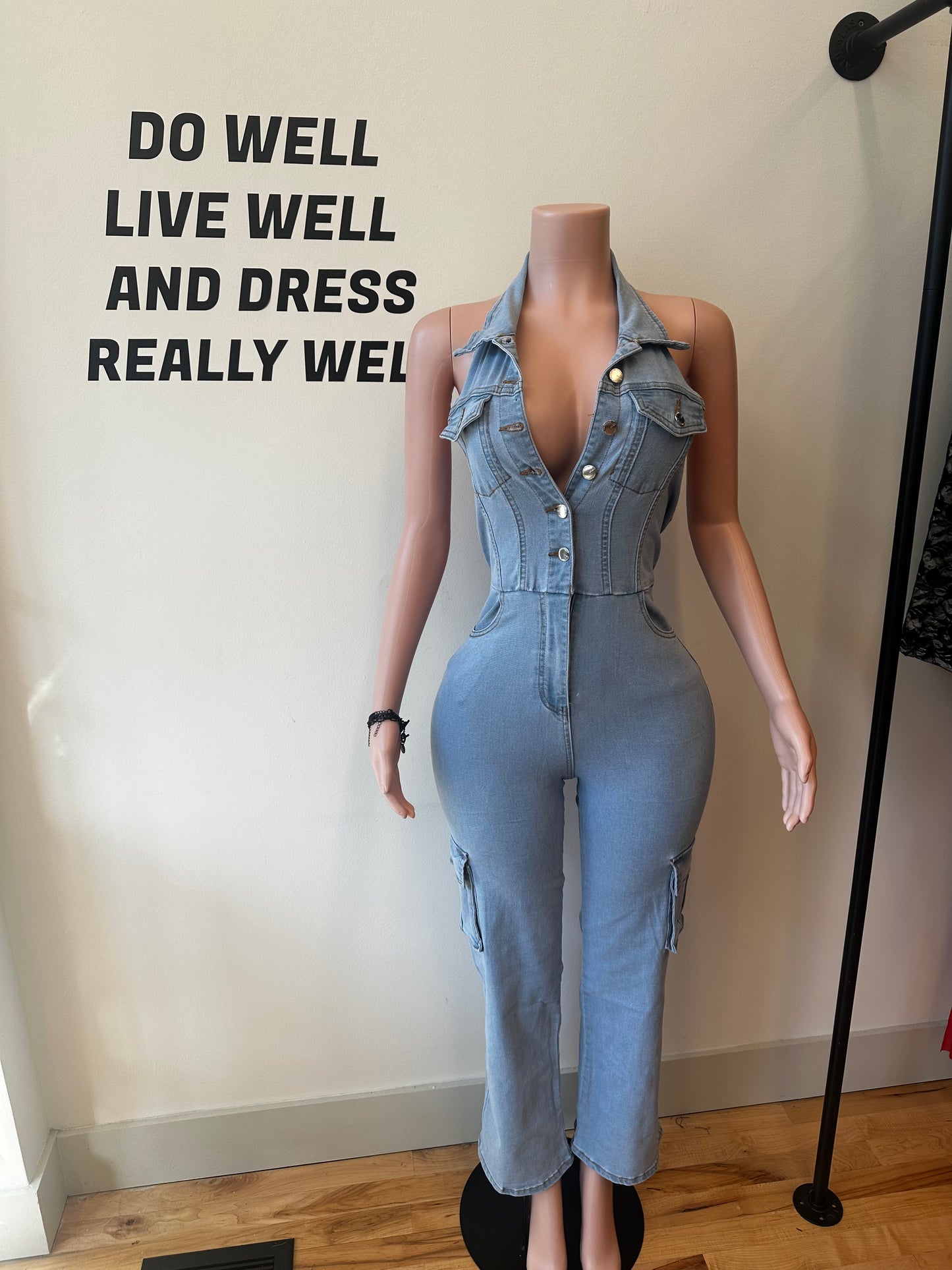 Nadia Denim Jumpsuit