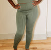 Olive sweater leggings