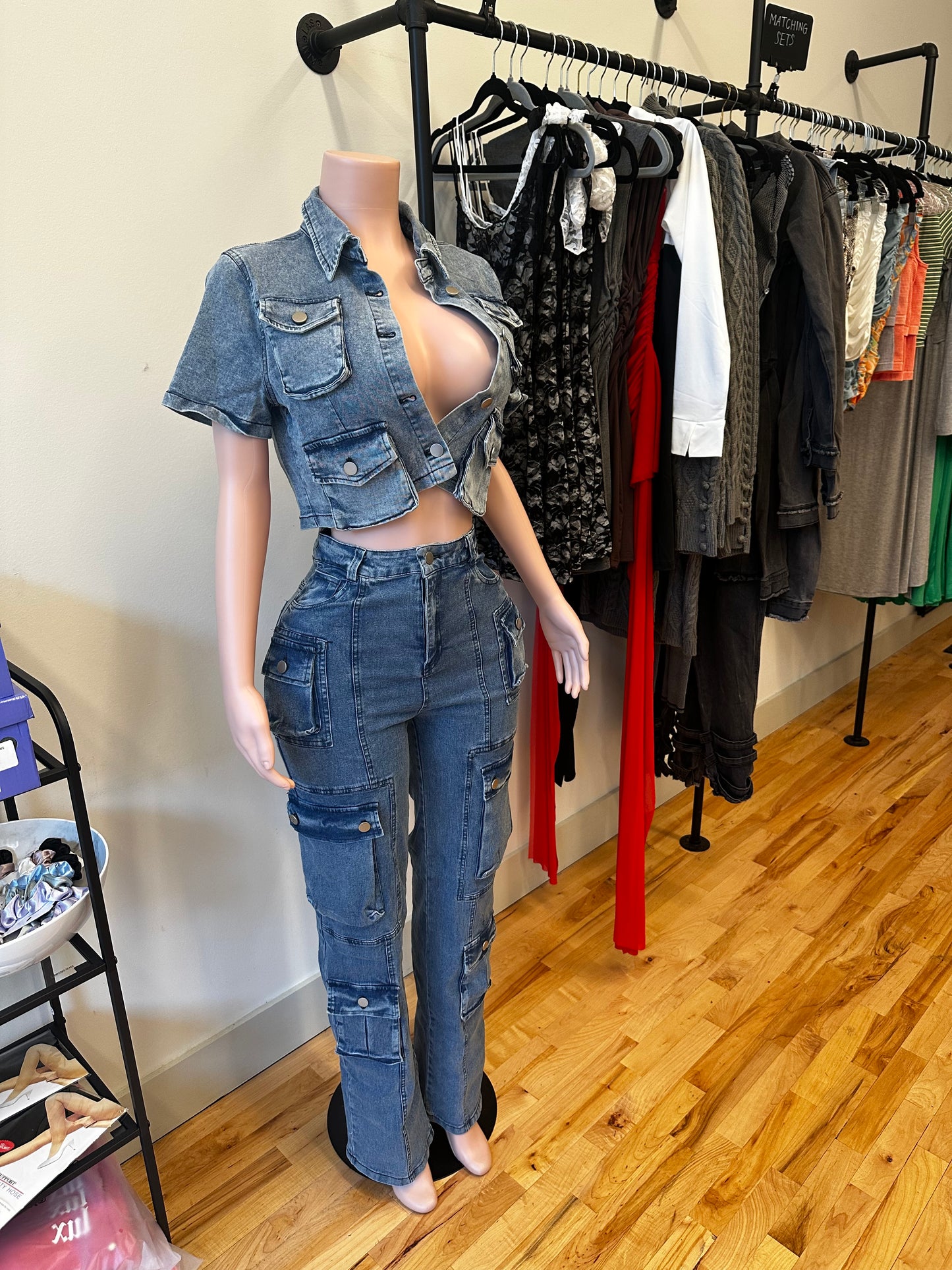 Drea Denim Set